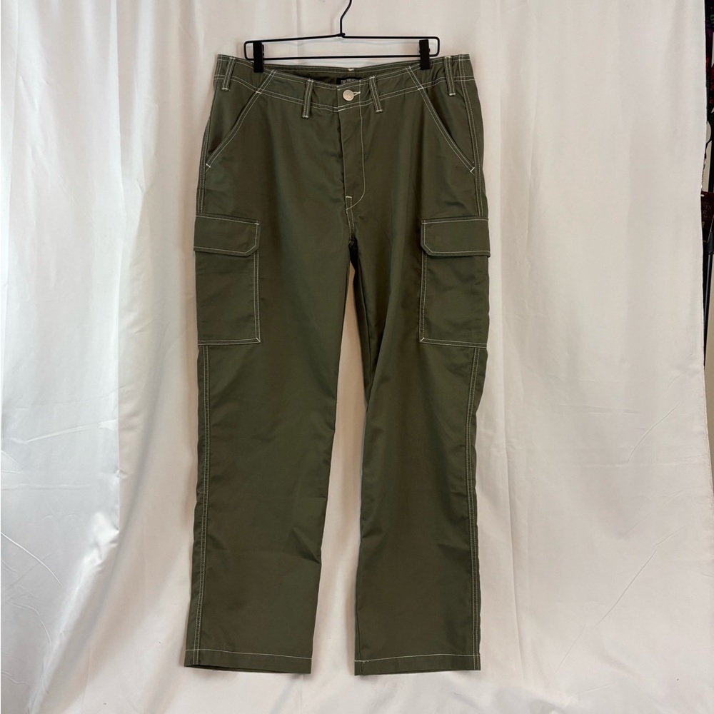 NWT True Religion Men's sz36 Kalamata Green Cargo Pants… - Picture 3 of 10
